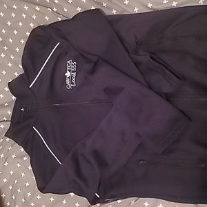 Women sweater, navy blue,LG,